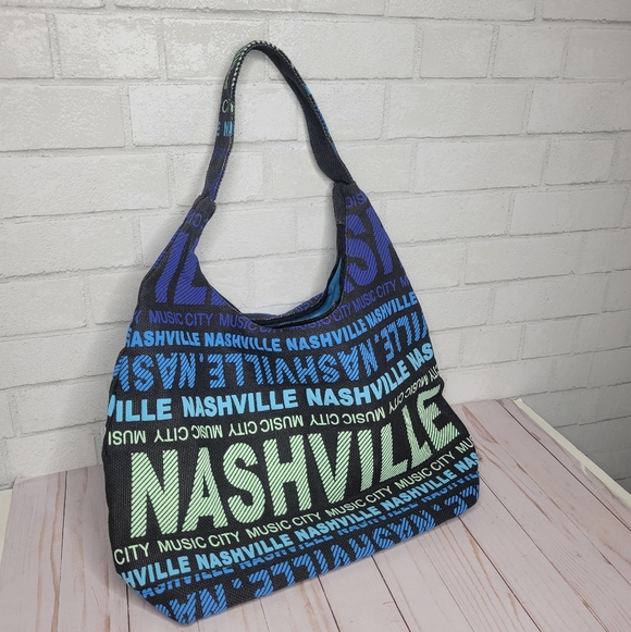 Robin Ruth Handbags - Robin Ruth Nashville Stylish Blue and Black Tote Bag